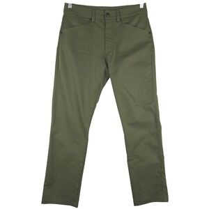 Myles Everyday Pants Olive Green Casual Comfort Stretch Mens‎ Size S